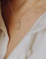 Moedermelk - Druppel edelsteen ketting - Moedermelkjuweel