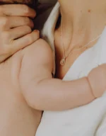 Moedermelk - Druppel edelsteen ketting - Moedermelkjuweel