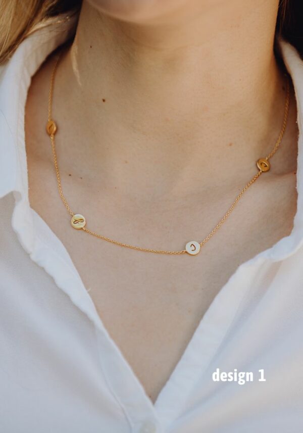 Ketting met 4 bedels