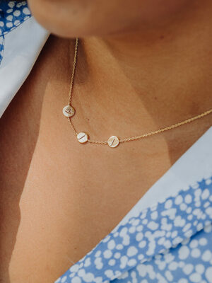 Ketting met 3 bedels