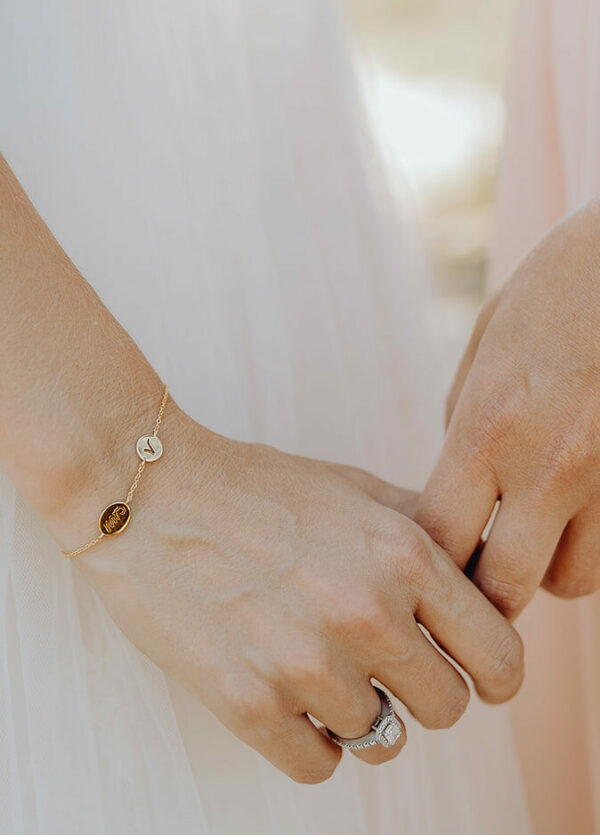 Armband met 2 bedels