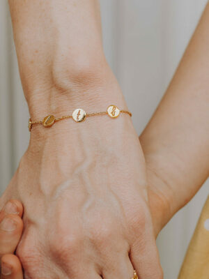 Armband met 5 bedels