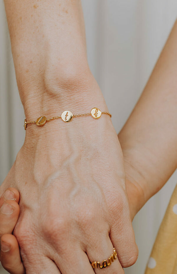 Armband met 5 bedels