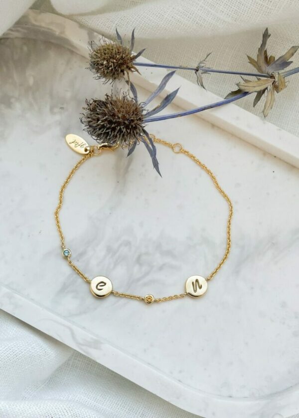 Armband met 4 bedels