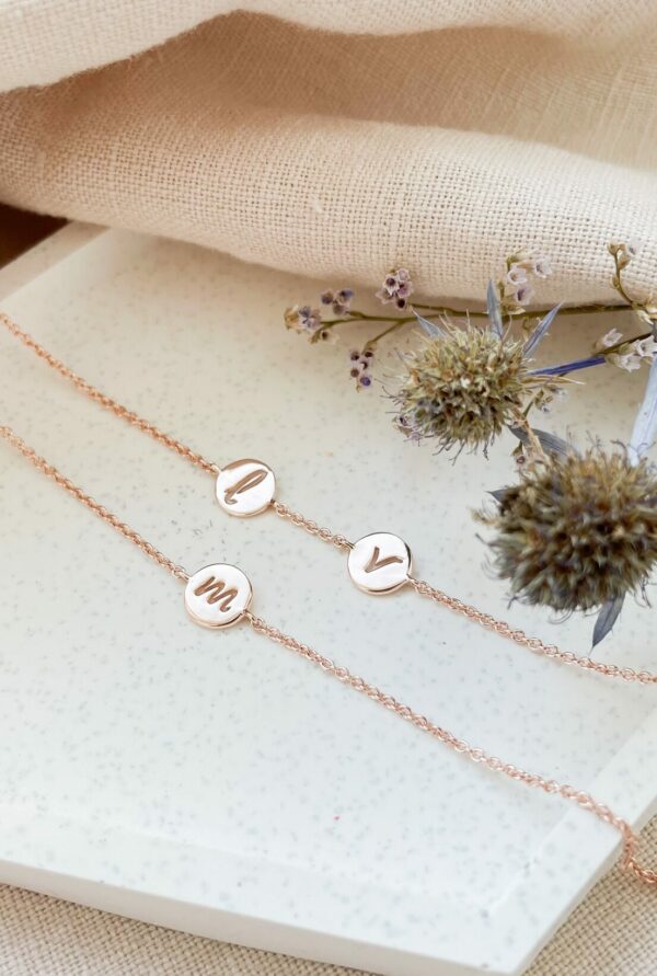 Armband met 2 bedels