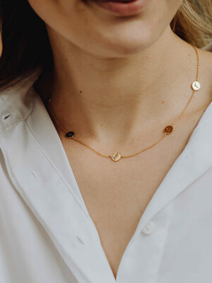 Ketting met 5 bedels