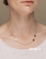 Ketting met 3 bedels