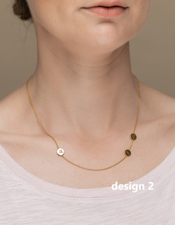 Ketting met 3 bedels