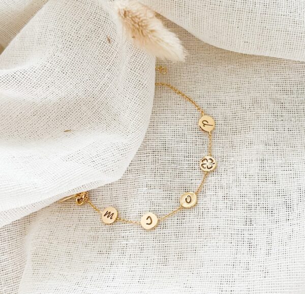 Armband met 5 bedels