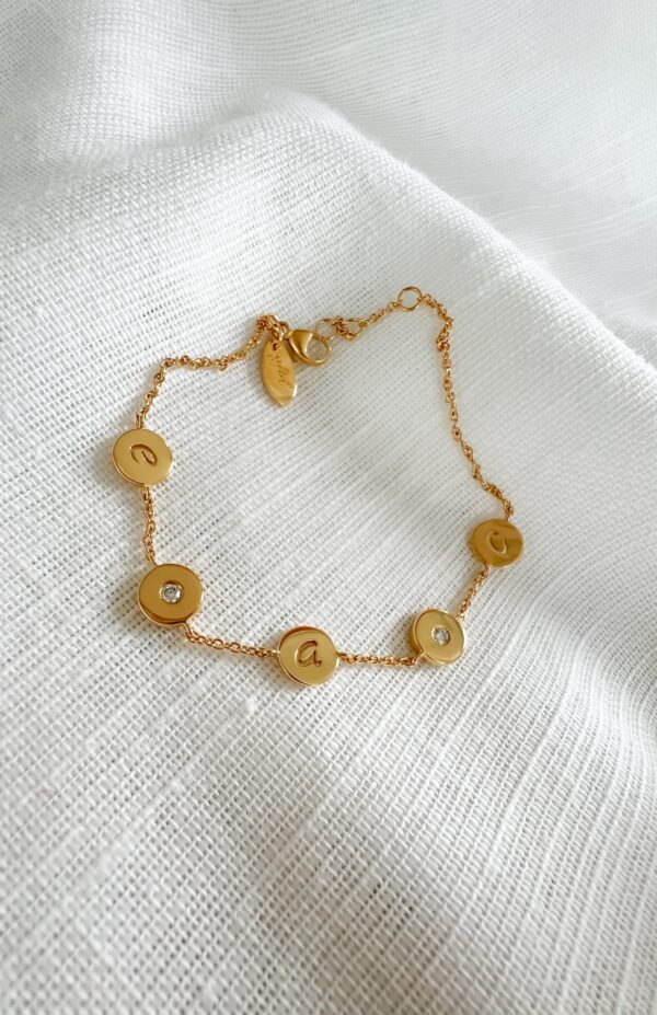 Armband met 5 bedels