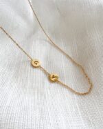 Ketting met 2 bedels