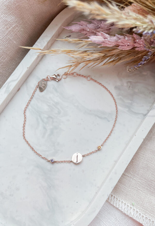 Armband met 3 bedels