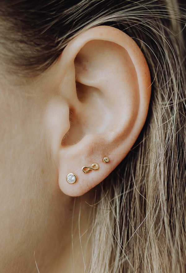 Mini geboortesteen stud