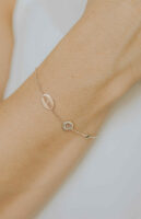 Armband met 3 bedels