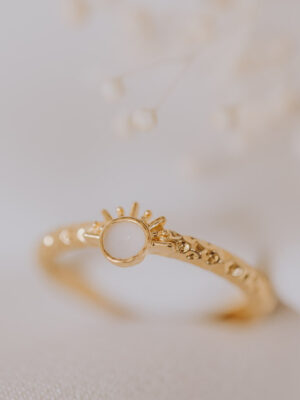 Moedermelk ring Rising Sun