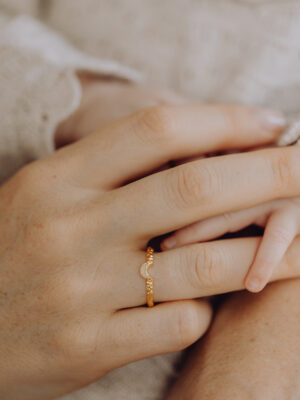 Moon moedermelk ring gftd. jewelry