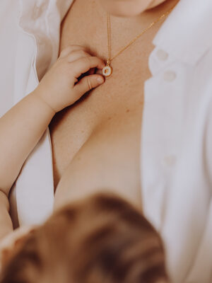 Klaver ketting moedermelk gftd. jewelry